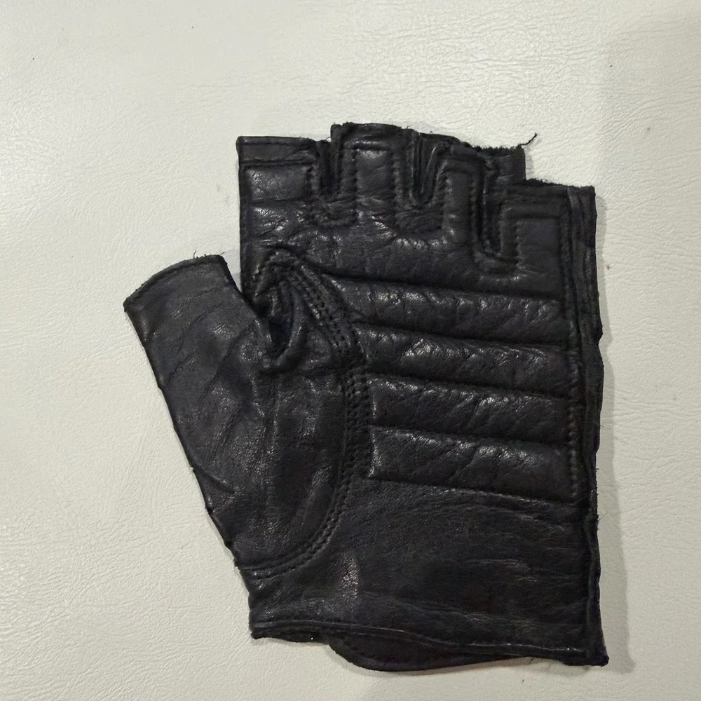 Harley-Davidson Women's Small Black Leather Fingerless Left Glove Replacement